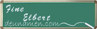 Fine Elbert Visitenkarte